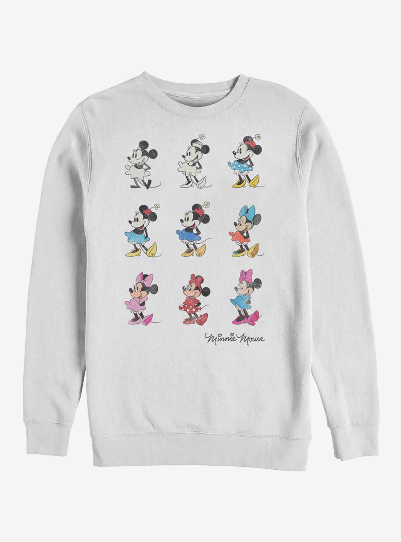 Disney Mickey Mouse Minnie Evolution Sweatshirt, , hi-res