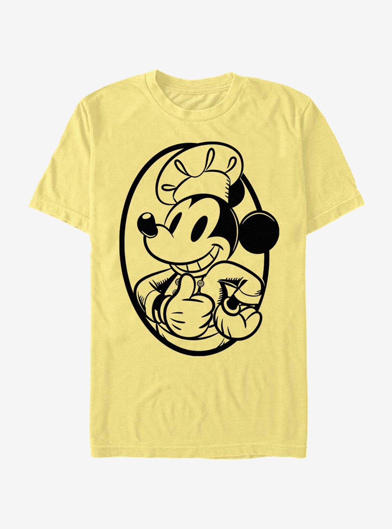 Disney Mickey Mouse Chef Mickey Circle T-Shirt, BANANA, hi-res