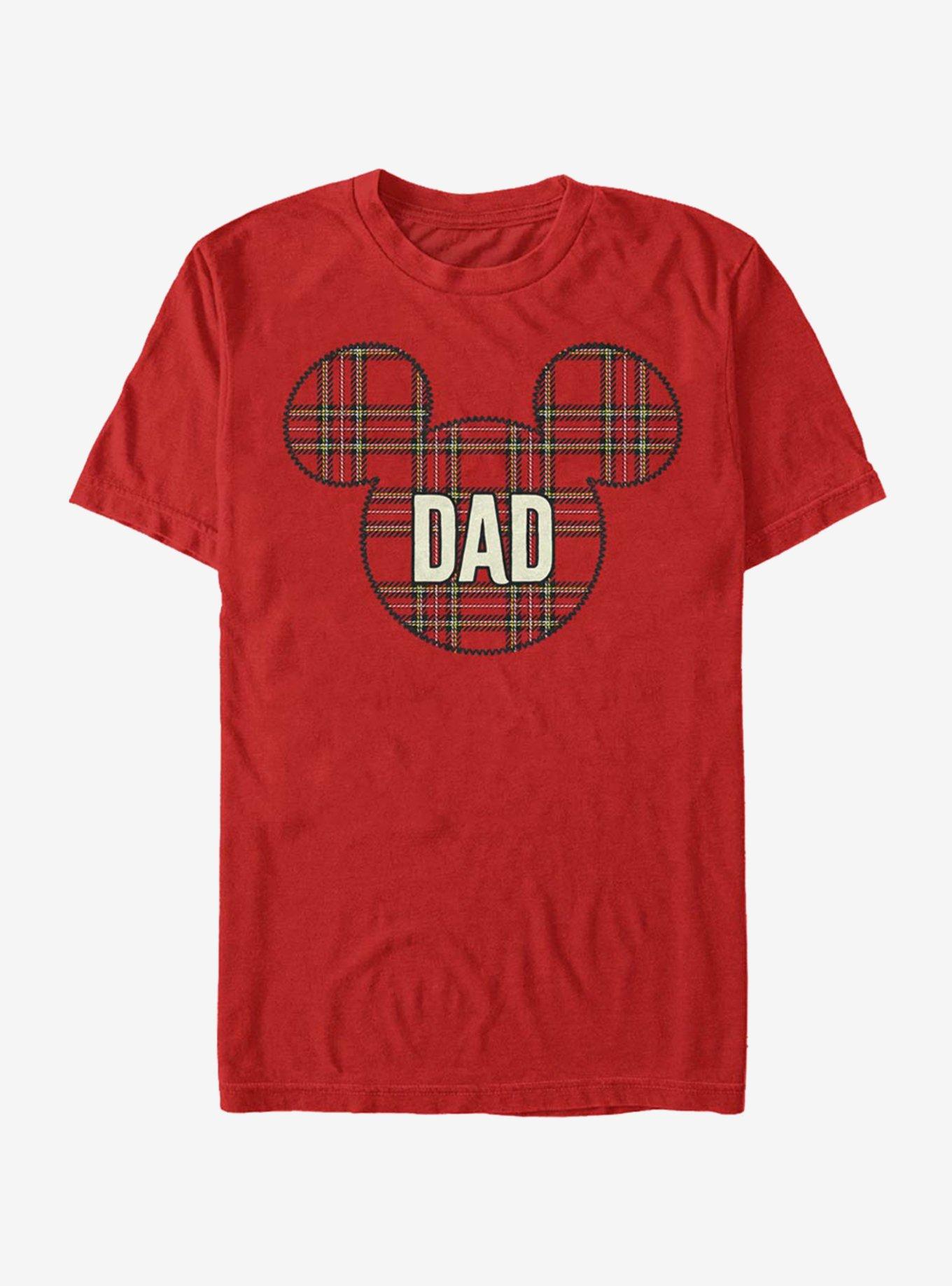 Disney Mickey Mouse Dad Holiday Patch T-Shirt, , hi-res