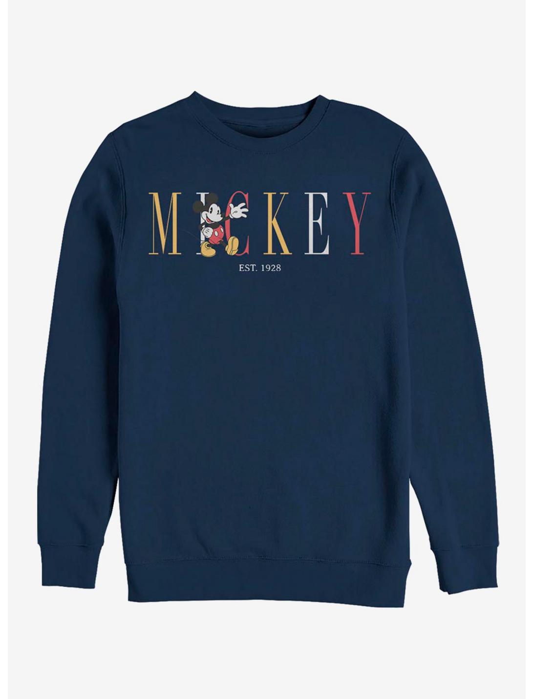 Disney Mickey Mouse Mouse Fashion Sweatshirt, NAVY, hi-res