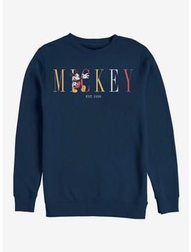 Disney Mickey Mouse Mouse Fashion Sweatshirt, NAVY, hi-res