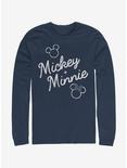 Disney Mickey Mouse Signed Together Long-Sleeve T-Shirt, NAVY, hi-res