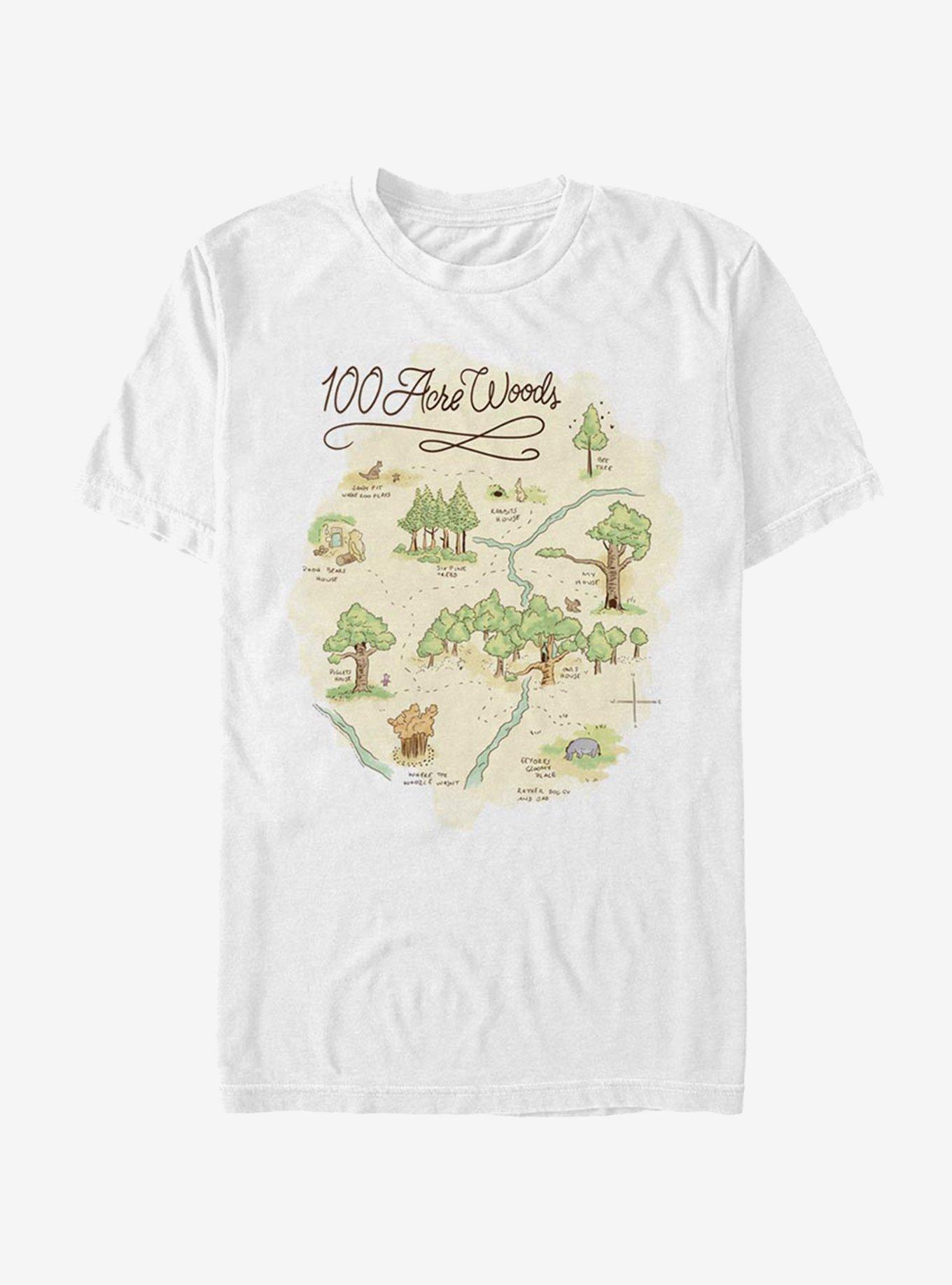 Disney Winnie The Pooh 100 Acre Map T-Shirt, , hi-res