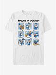 Disney Mickey Mouse Donald Moods T-Shirt, WHITE, hi-res