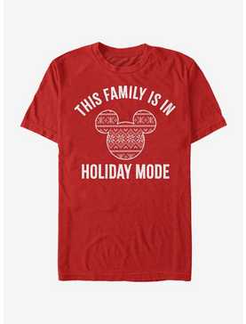 Disney Mickey Mouse Family Holiday Mode T-Shirt, , hi-res