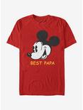 Disney Mickey Mouse Best Papa T-Shirt, RED, hi-res