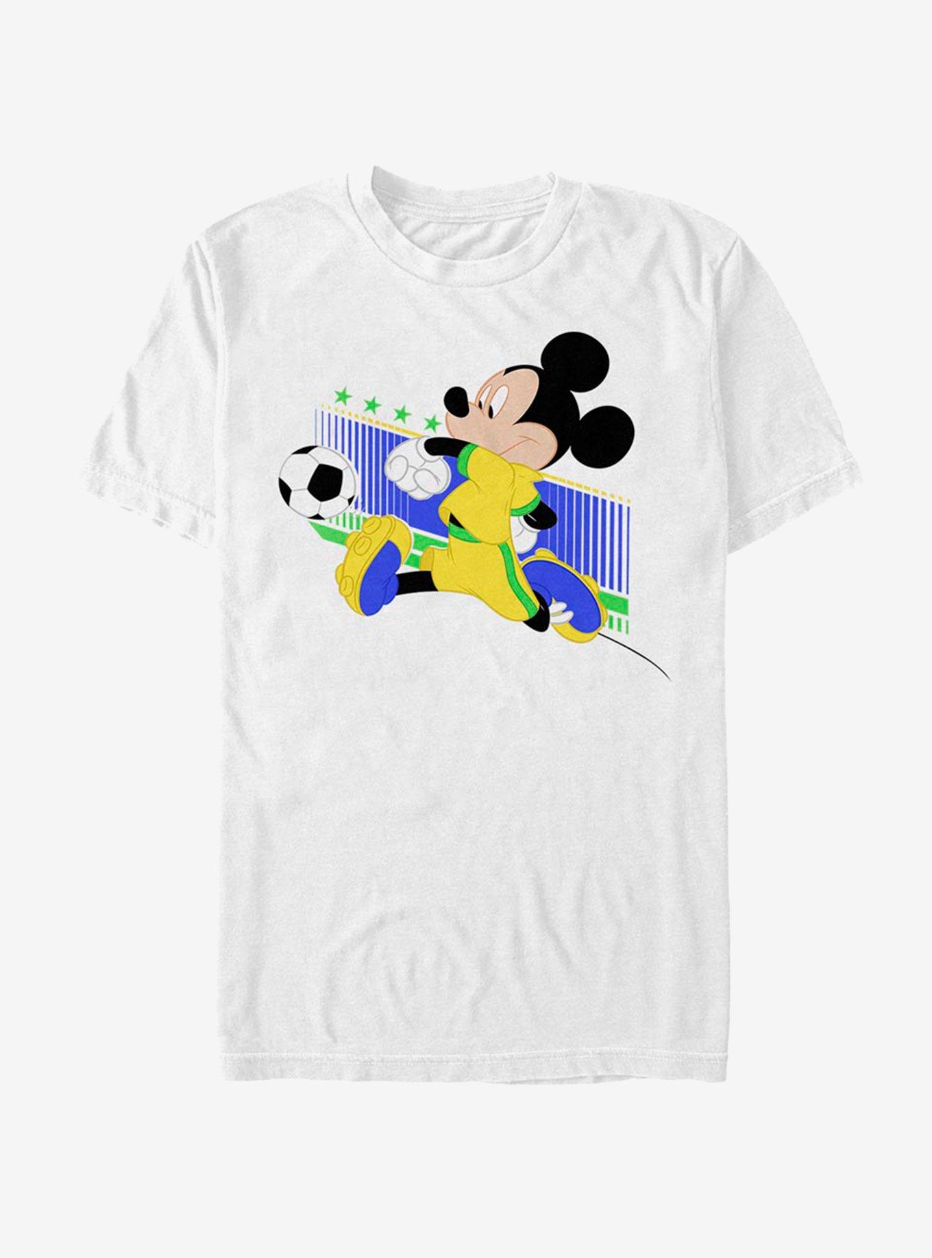 Disney Mickey Mouse Winning Kick T-Shirt, WHITE, hi-res