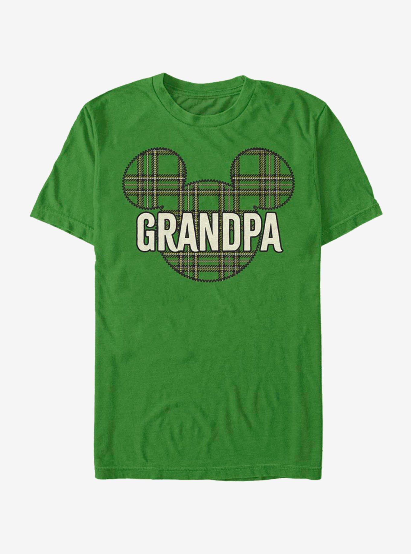Disney Mickey Mouse Grandpa Holiday Patch T-Shirt, , hi-res