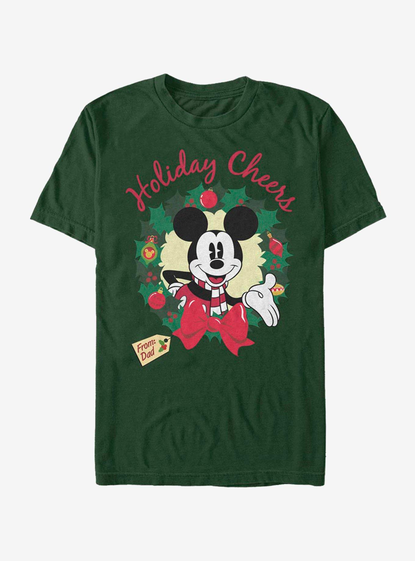 Disney Mickey Mouse Holiday Cheer Dad T-Shirt, , hi-res