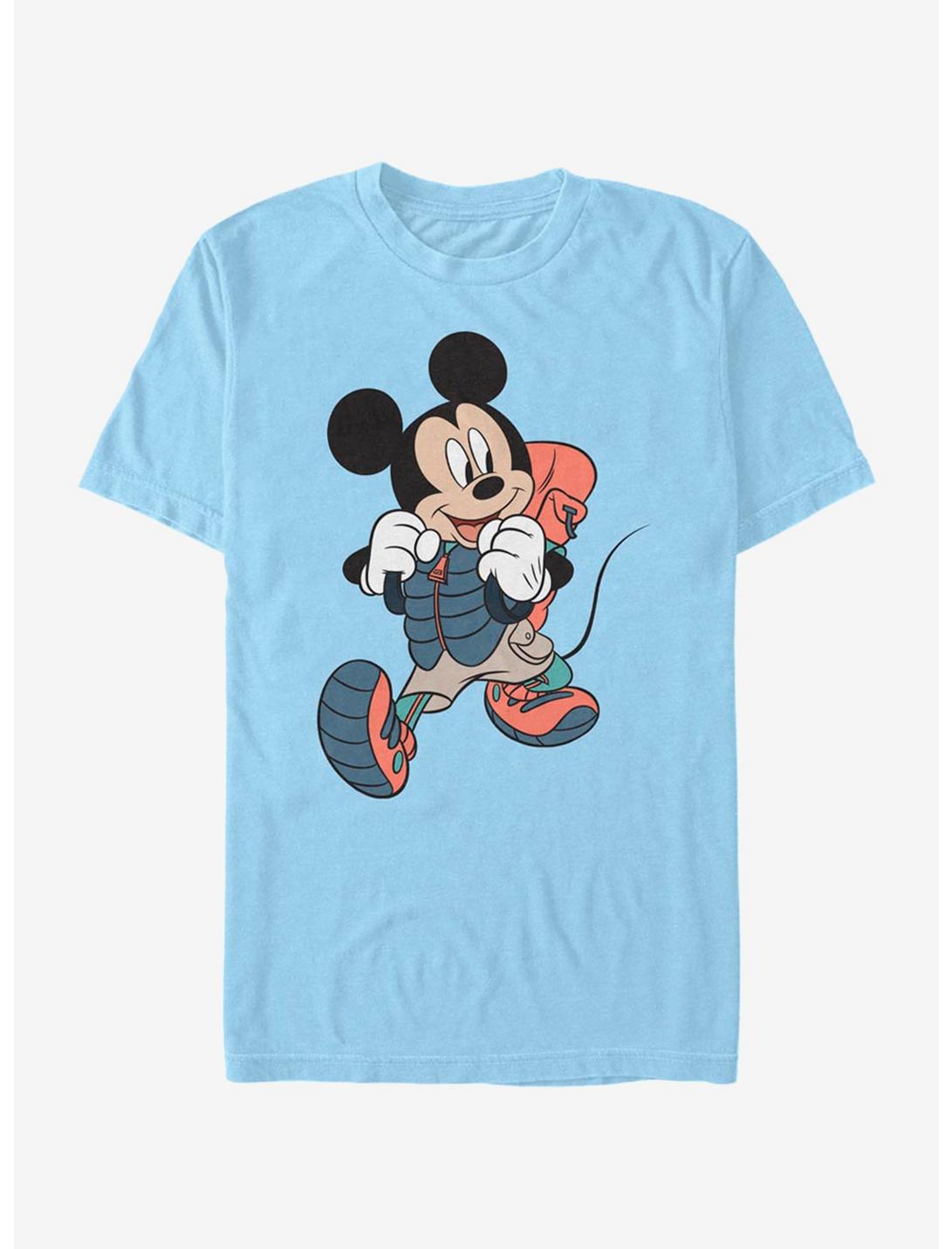 Disney Mickey Mouse Hiker Mickey T-Shirt, LT BLUE, hi-res
