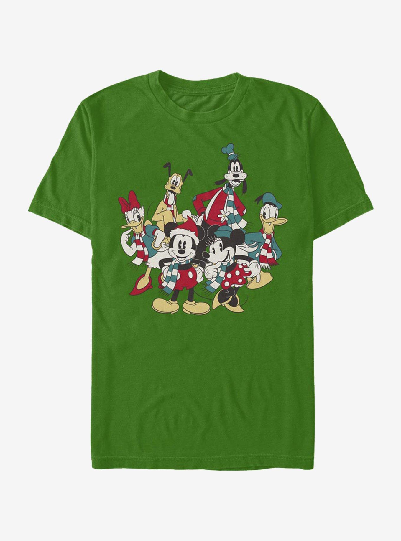 Disney Mickey Mouse Holiday Group T-Shirt, , hi-res