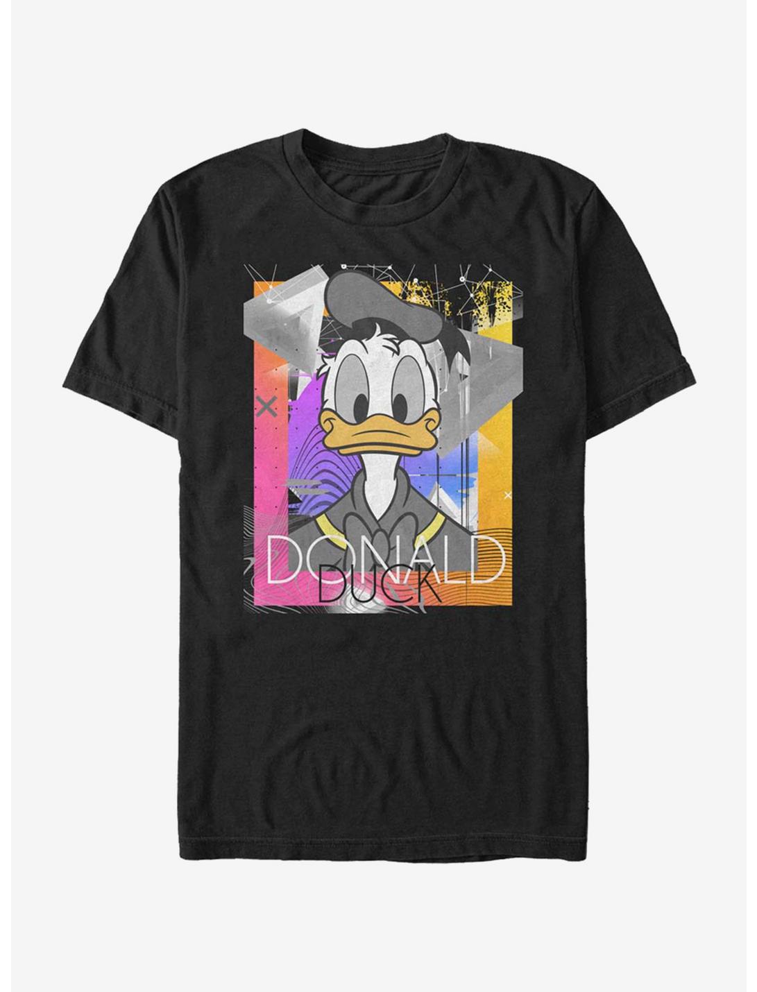 Disney Mickey Mouse Eighties Donald Duck T-Shirt, BLACK, hi-res