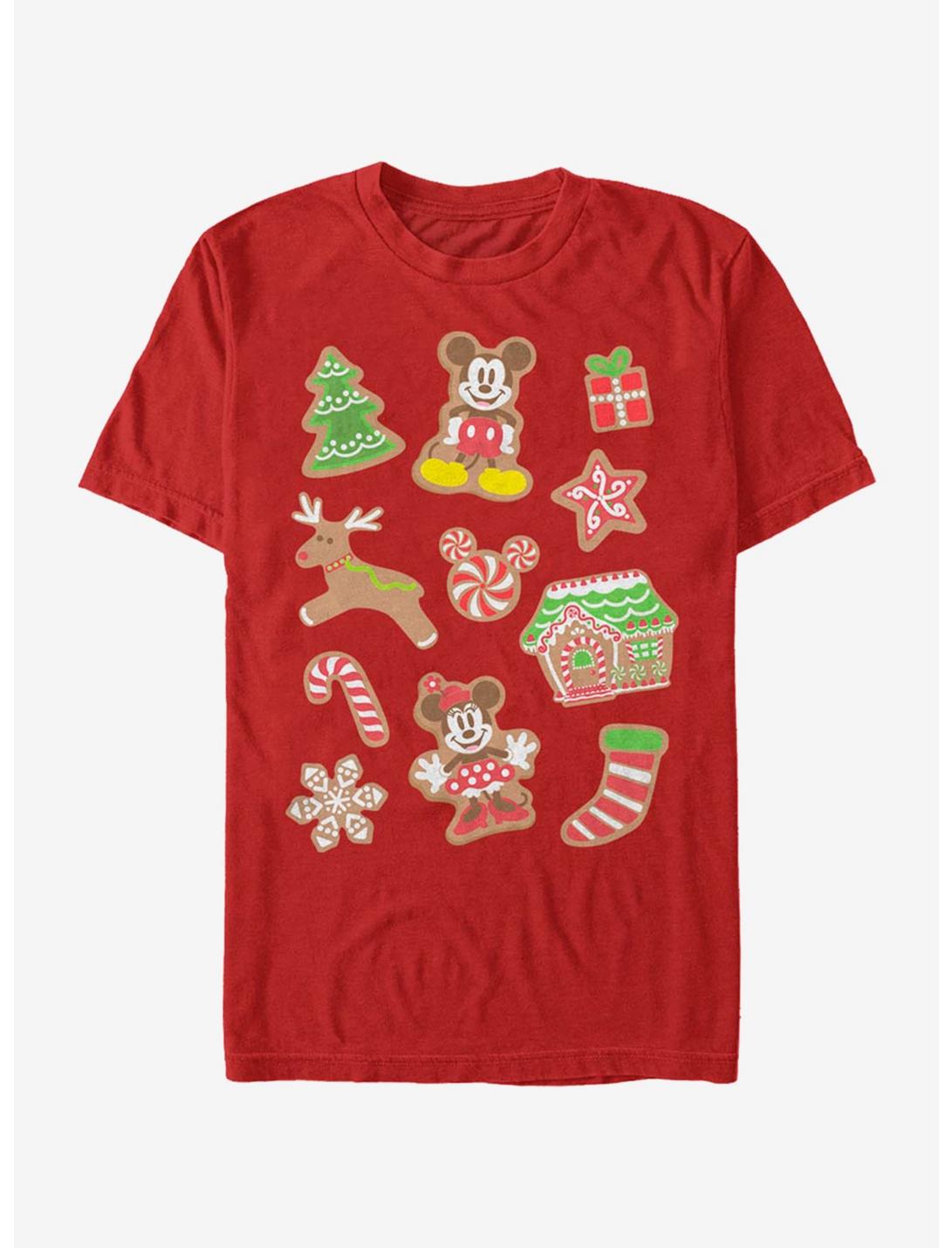 Disney Mickey Mouse Gingerbread Mouses T-Shirt, RED, hi-res