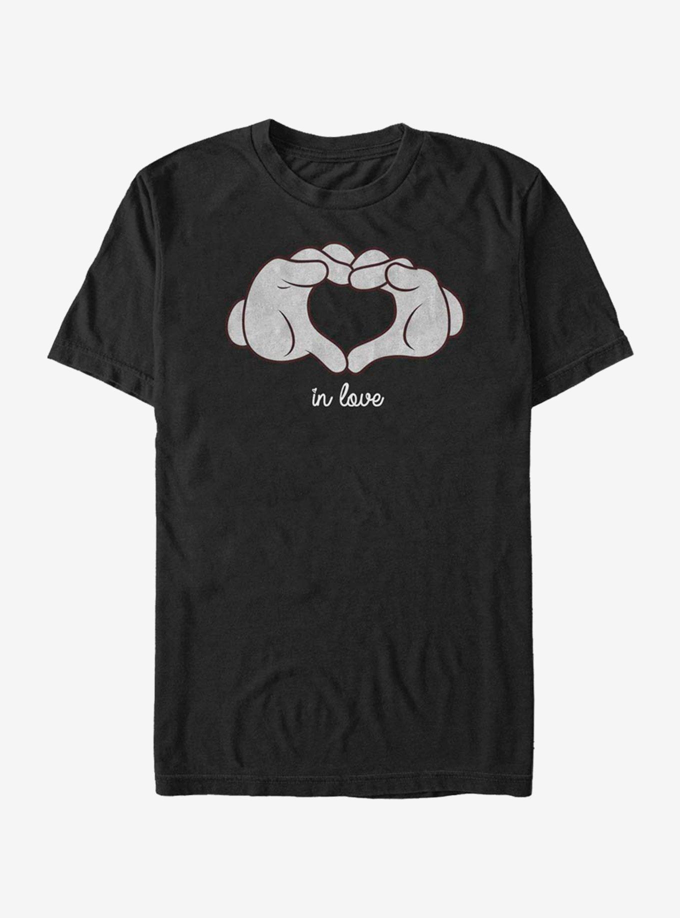 Disney Mickey Mouse Glove Heart T-Shirt, , hi-res