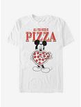 Disney Mickey Mouse All You Need Is Pizza T-Shirt, WHITE, hi-res