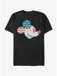 Disney Mickey Mouse Americana Flag Fill T-Shirt, BLACK, hi-res