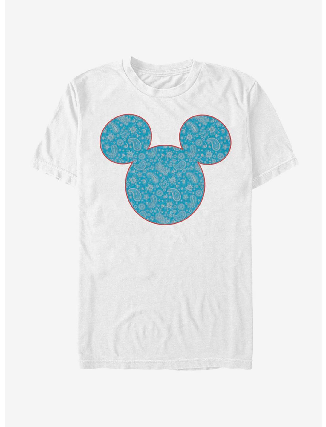 Disney Mickey Mouse Americana Paisley T-Shirt, WHITE, hi-res