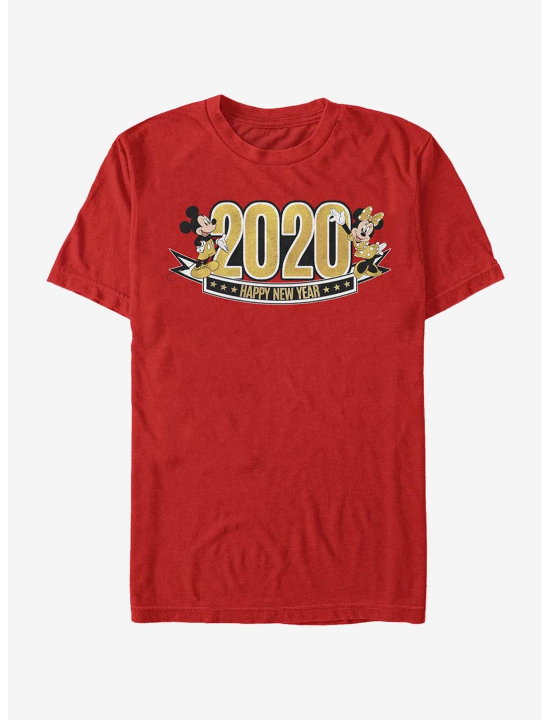 Disney Mickey Mouse And Minnie 2020 T-Shirt, RED, hi-res
