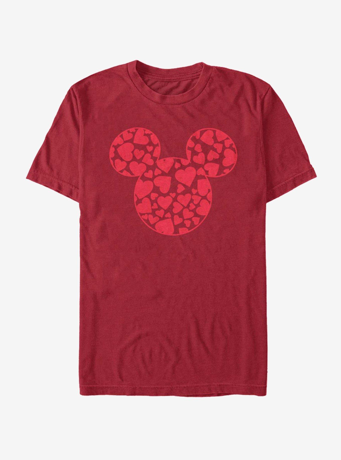 Disney Mickey Mouse Hearts Fill T-Shirt, , hi-res