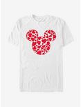 Disney Mickey Mouse Hearts Fill T-Shirt, WHITE, hi-res