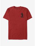 Disney Mickey Mouse Silhouette T-Shirt, RED, hi-res