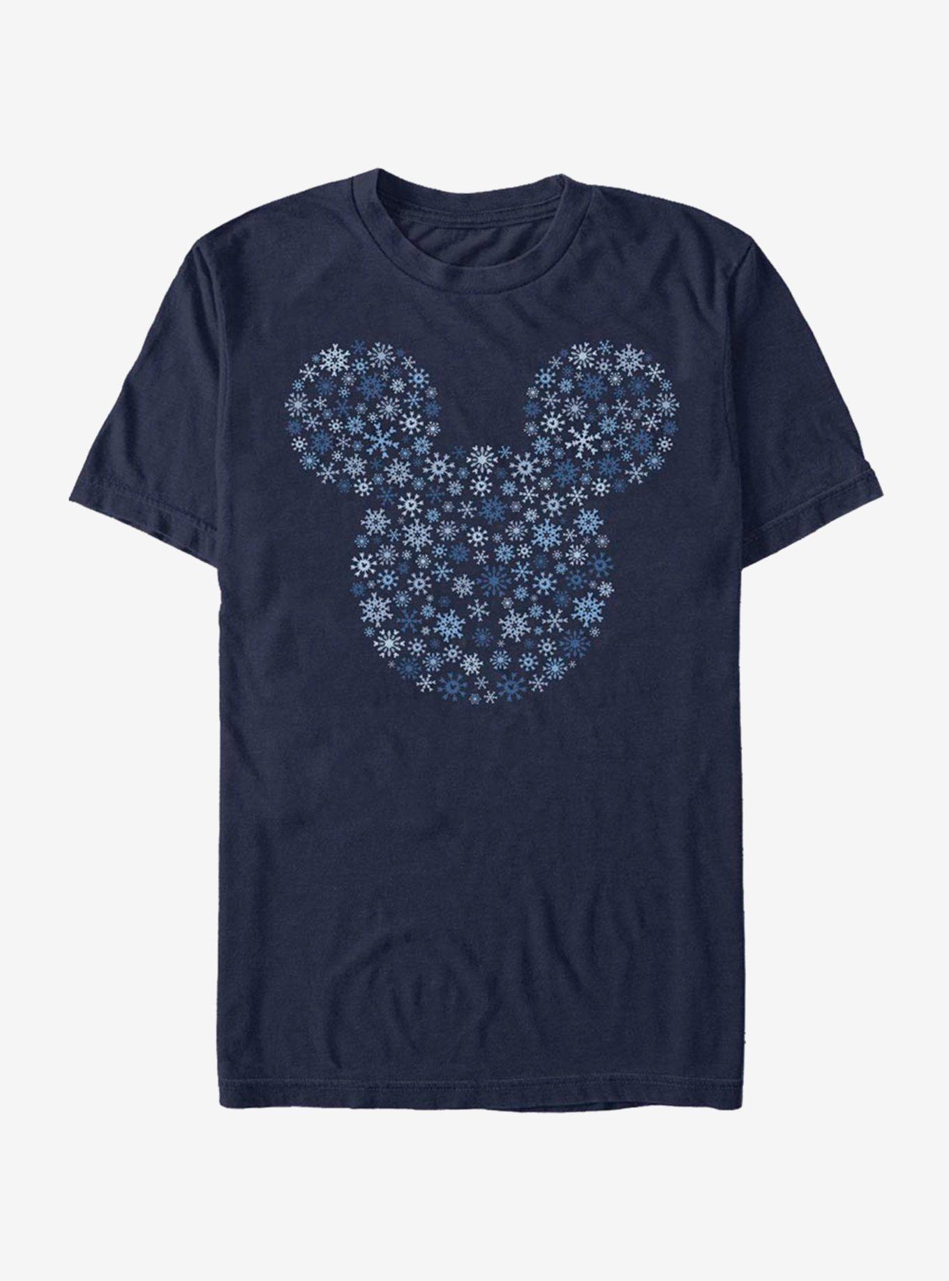 Disney Mickey Mouse Ear Snowflakes T-Shirt, , hi-res