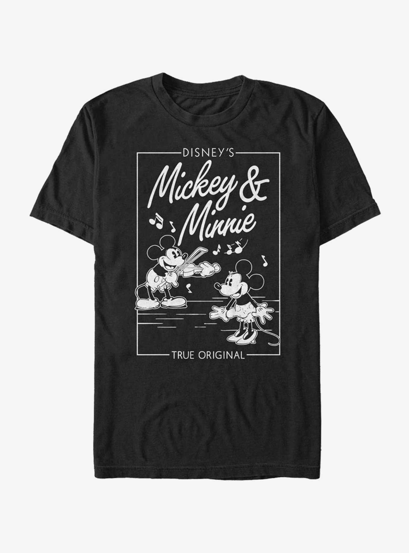 Disney Mickey Mouse Minnie Music Cover T-Shirt, , hi-res