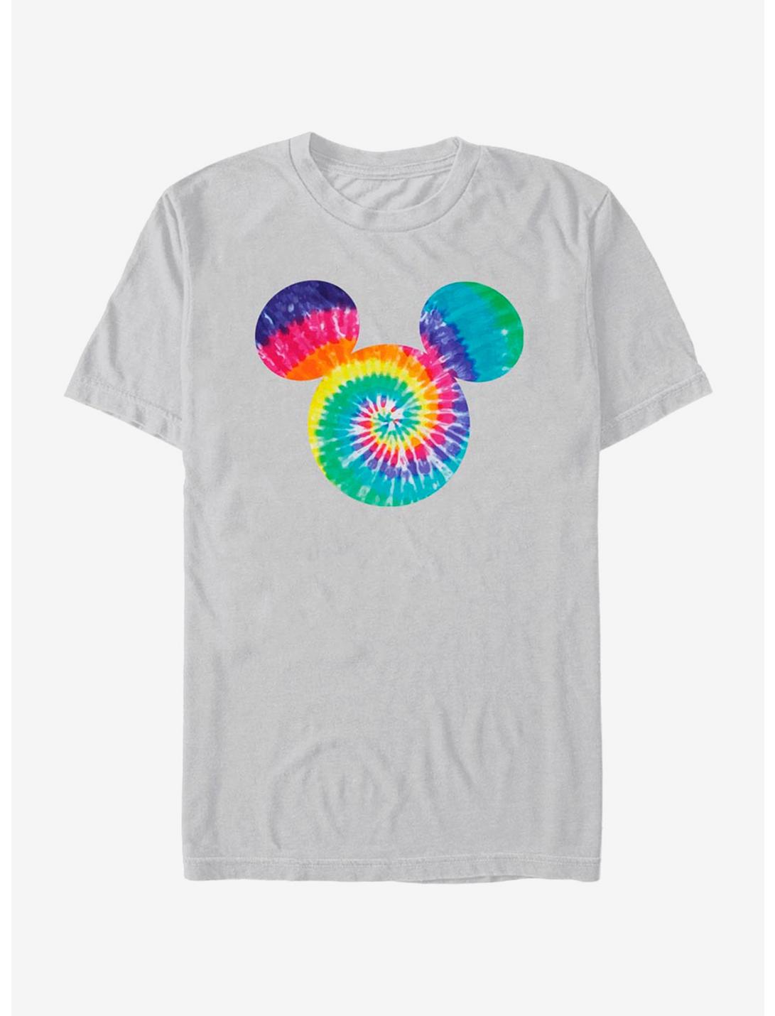 Disney Mickey Mouse Tie Dye Fill T-Shirt, SILVER, hi-res