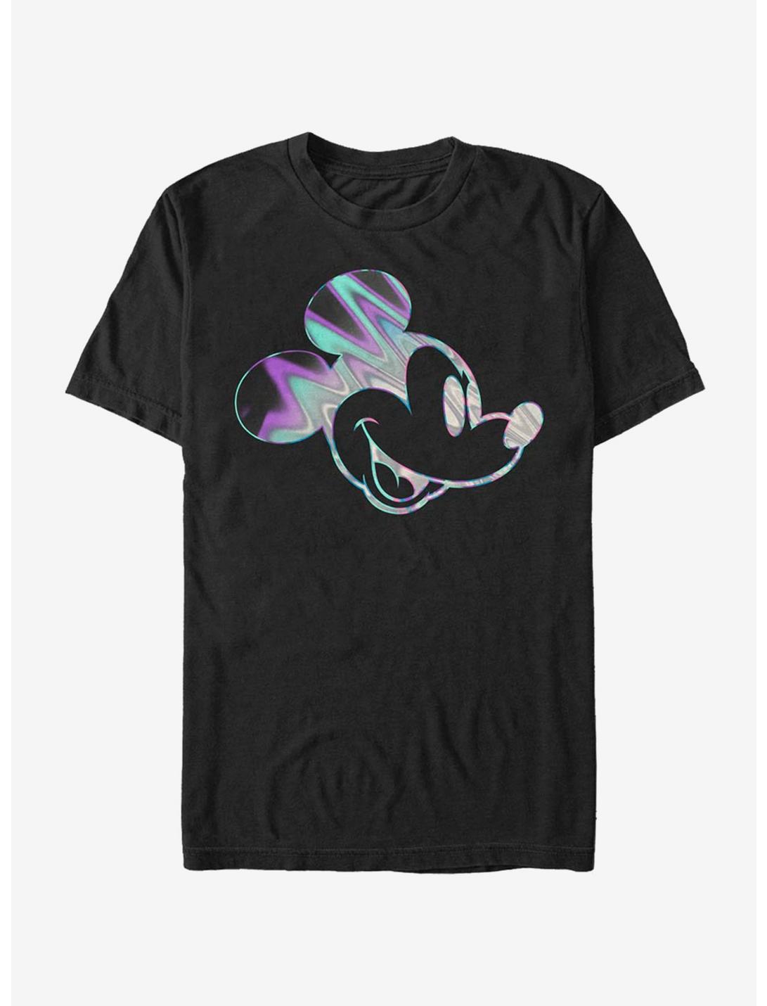 Disney Mickey Mouse Neon Slick Mick T-Shirt, BLACK, hi-res