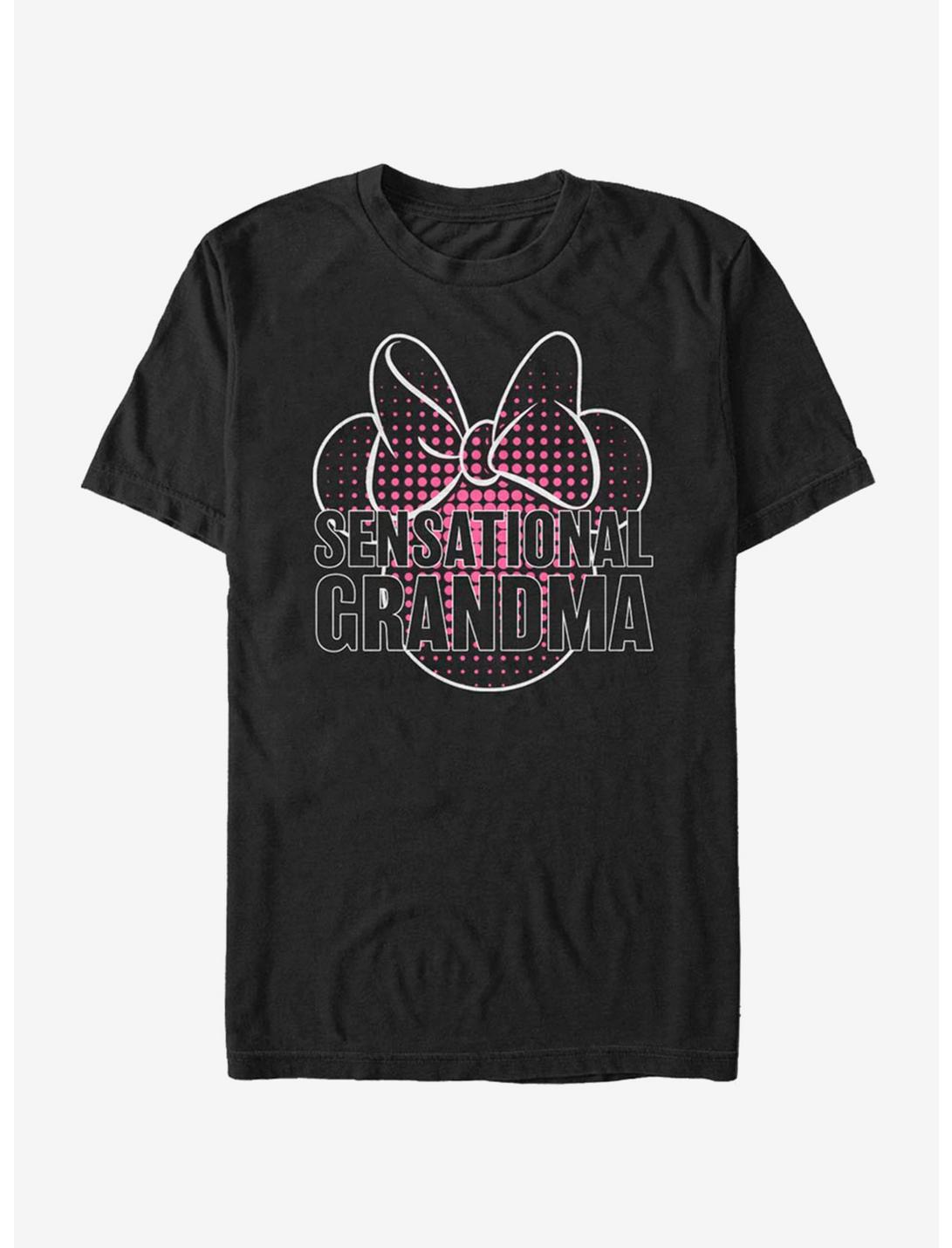 Disney Minnie Mouse Sensational Grandma T-Shirt, BLACK, hi-res