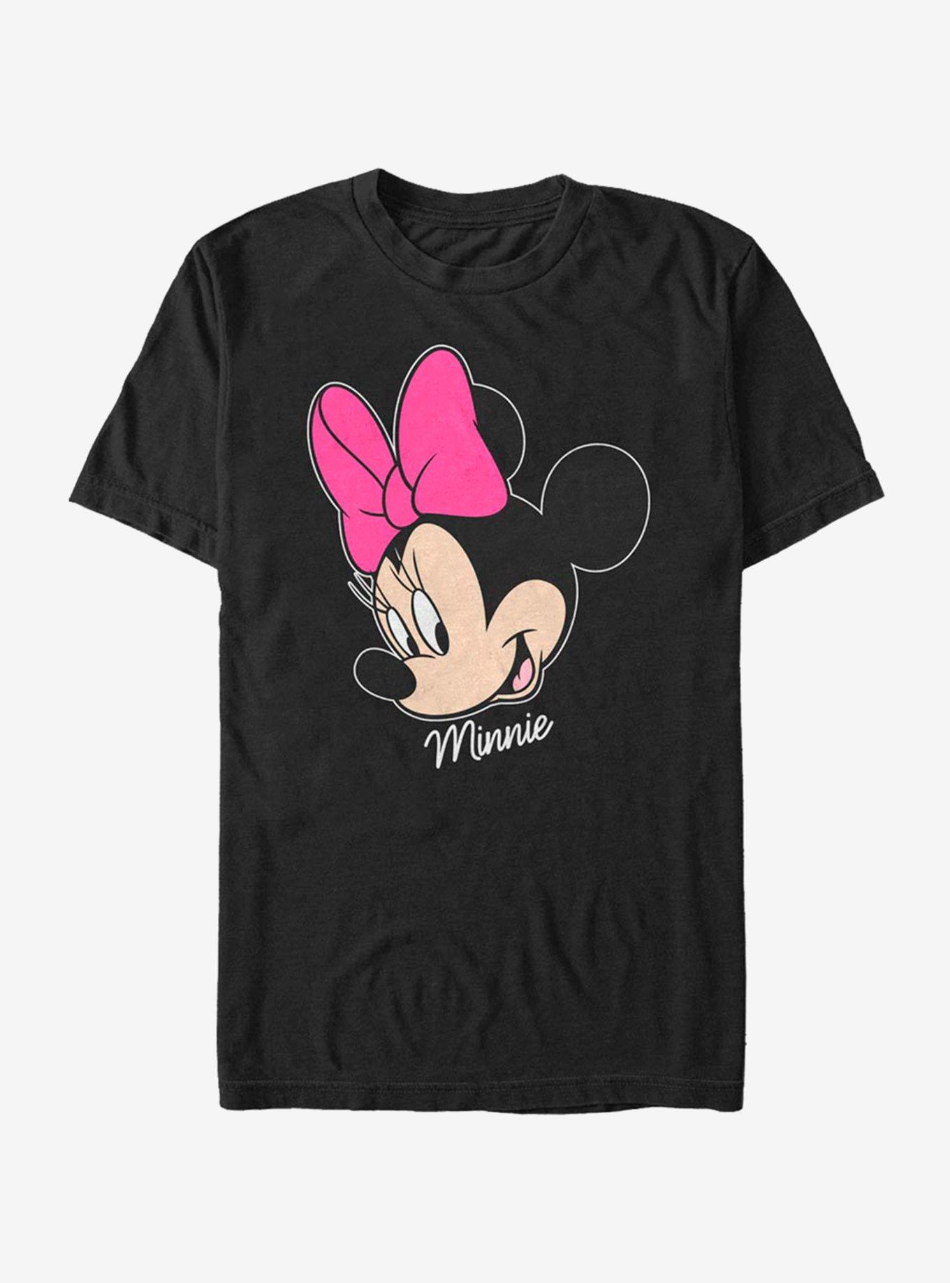 Disney Mickey Mouse Minnie Big Face T-Shirt, , hi-res