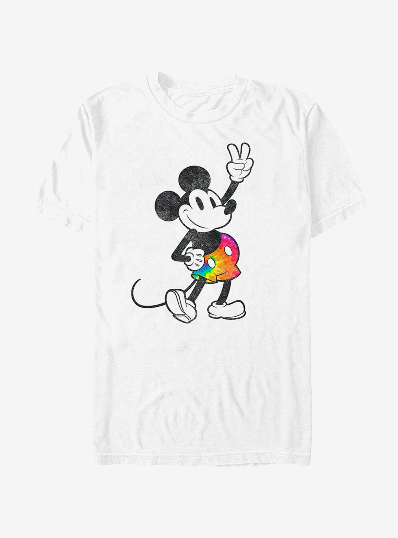 Disney Mickey Mouse Tie Dye Mickey Stroked T-Shirt, , hi-res