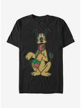 Disney Mickey Mouse Pluto Holiday Colors T-Shirt, BLACK, hi-res