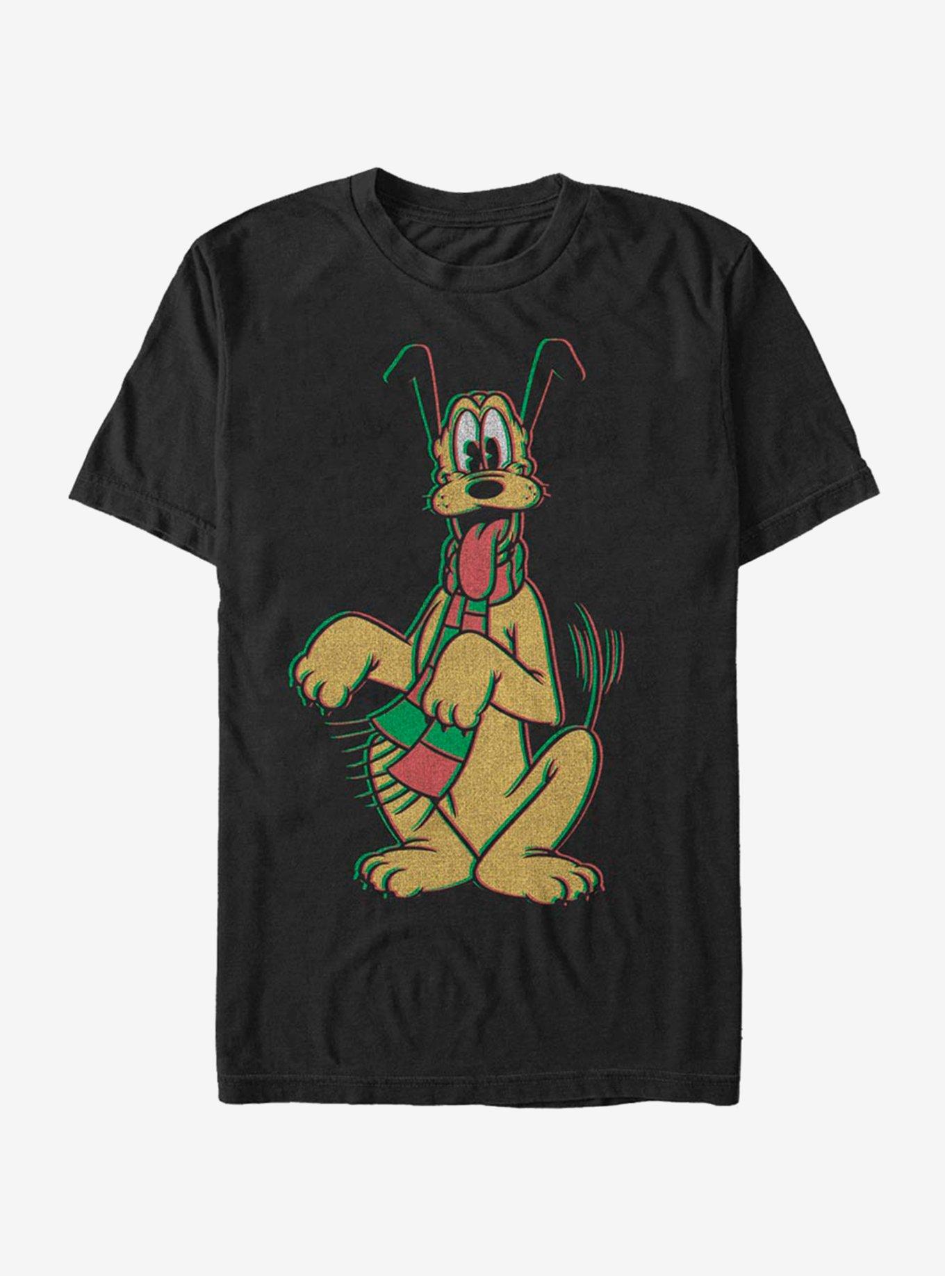 Disney Mickey Mouse Pluto Holiday Colors T-Shirt, , hi-res