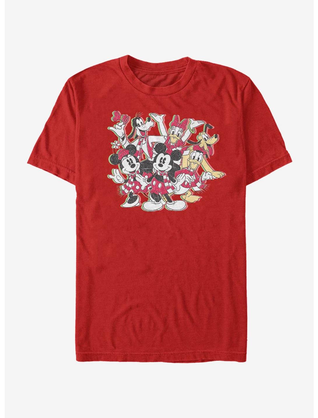 Disney Mickey Mouse Sensational Holiday T-Shirt, RED, hi-res