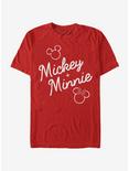 Disney Mickey Mouse Signed Together T-Shirt, RED, hi-res