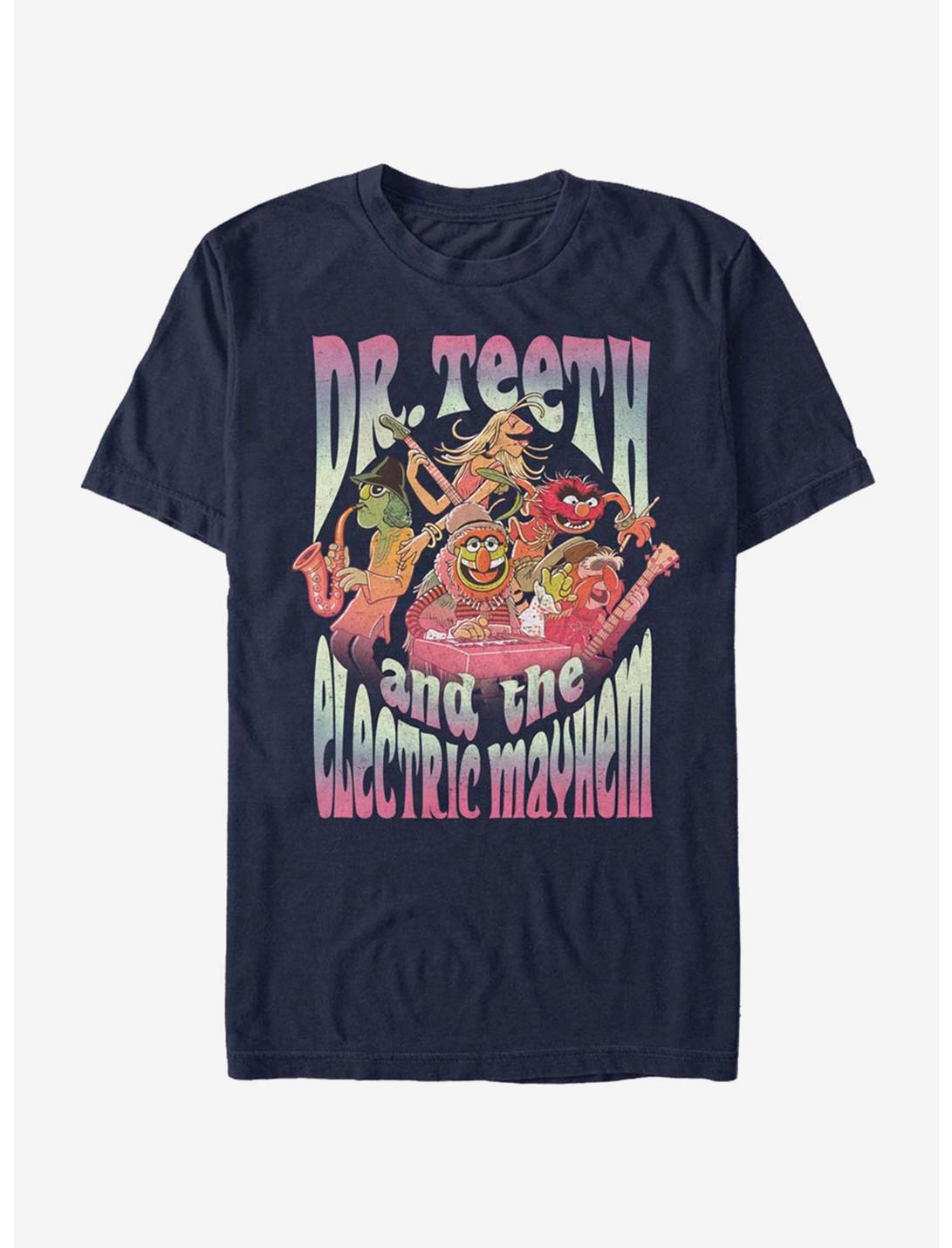Disney The Muppets Dr Teeth Band T-Shirt, NAVY, hi-res