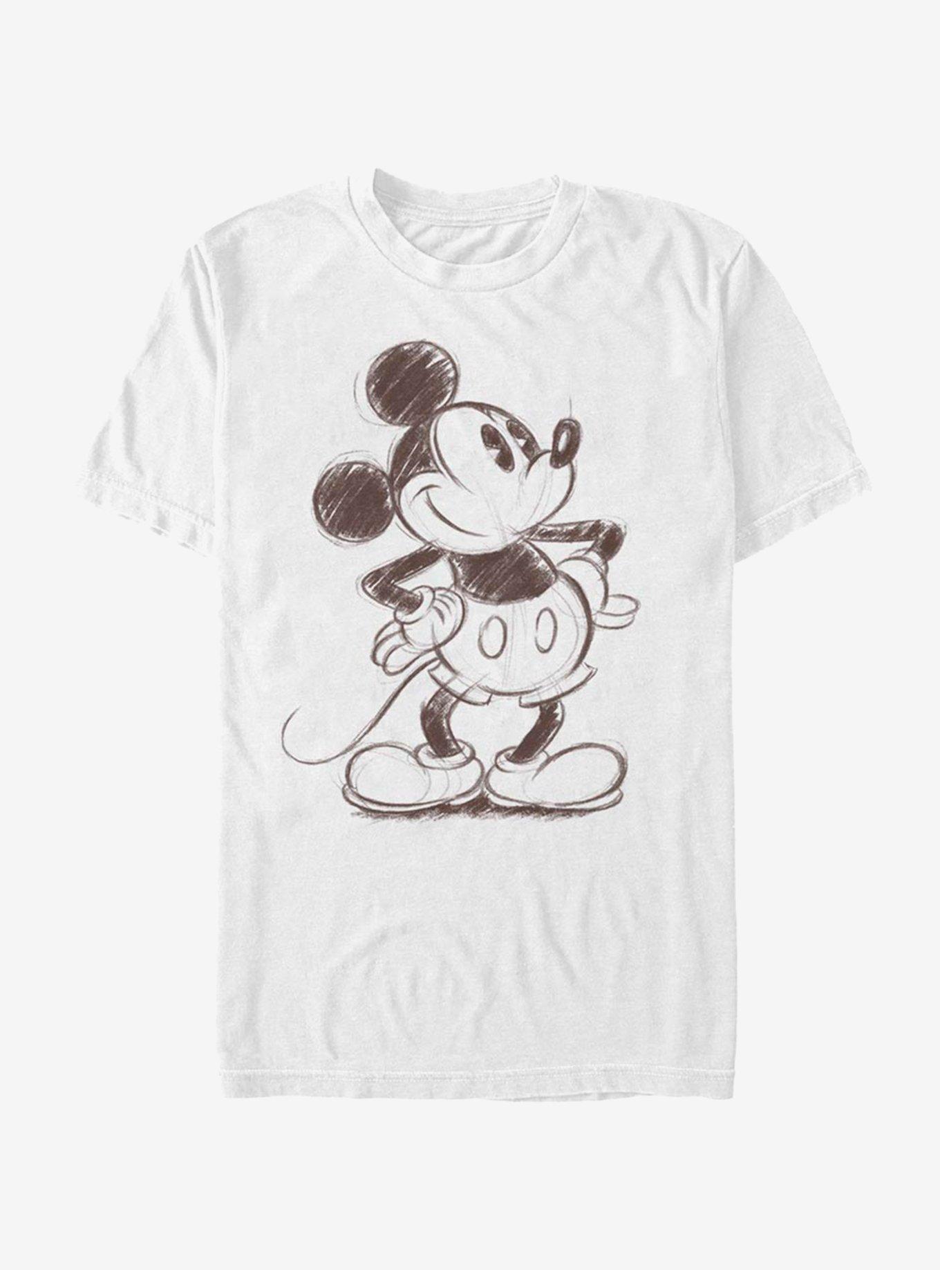 Disney Mickey Mouse Sketchy Mickey T-Shirt, , hi-res