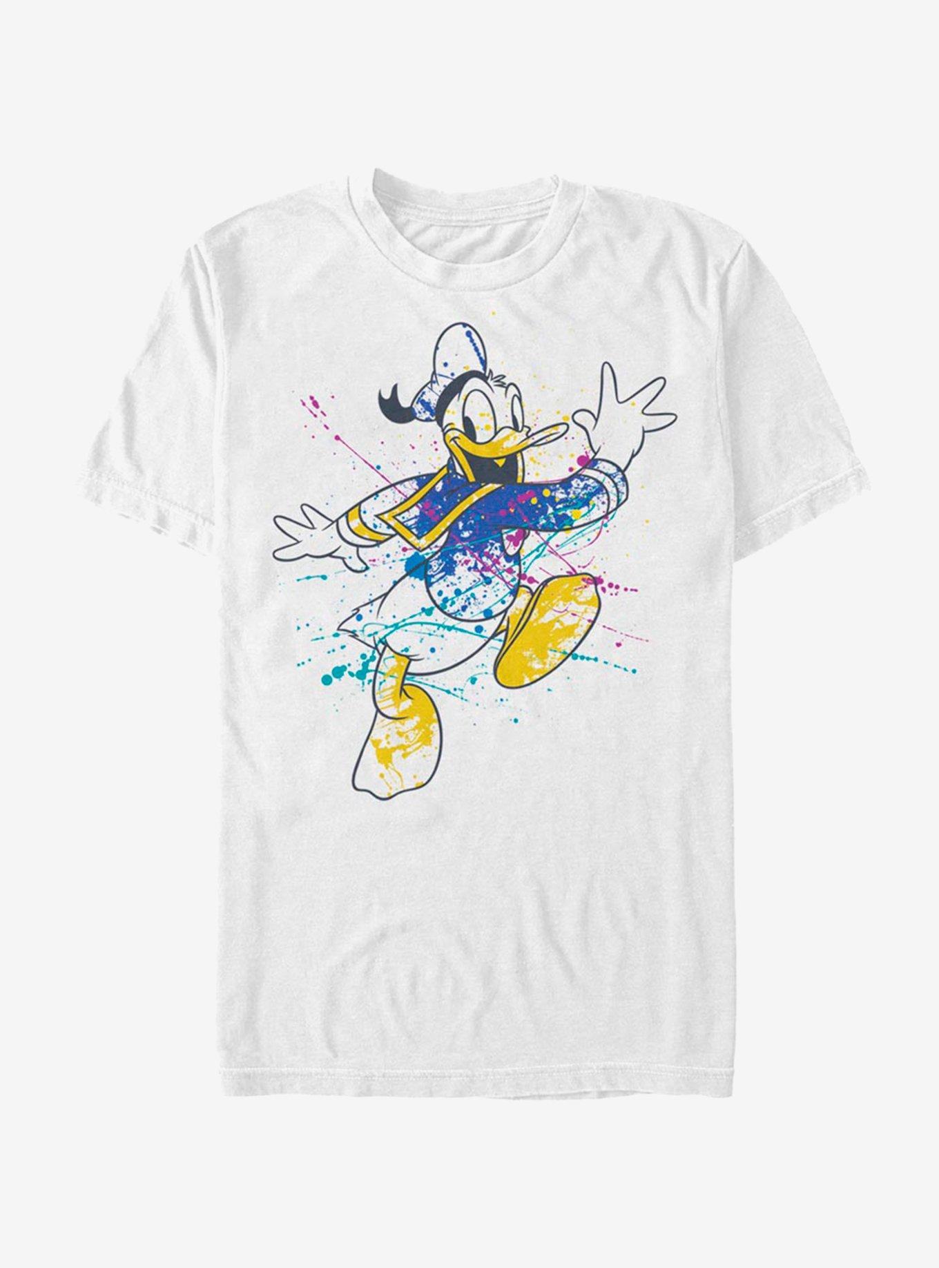 Disney Mickey Mouse Splatter Donald T-Shirt, , hi-res