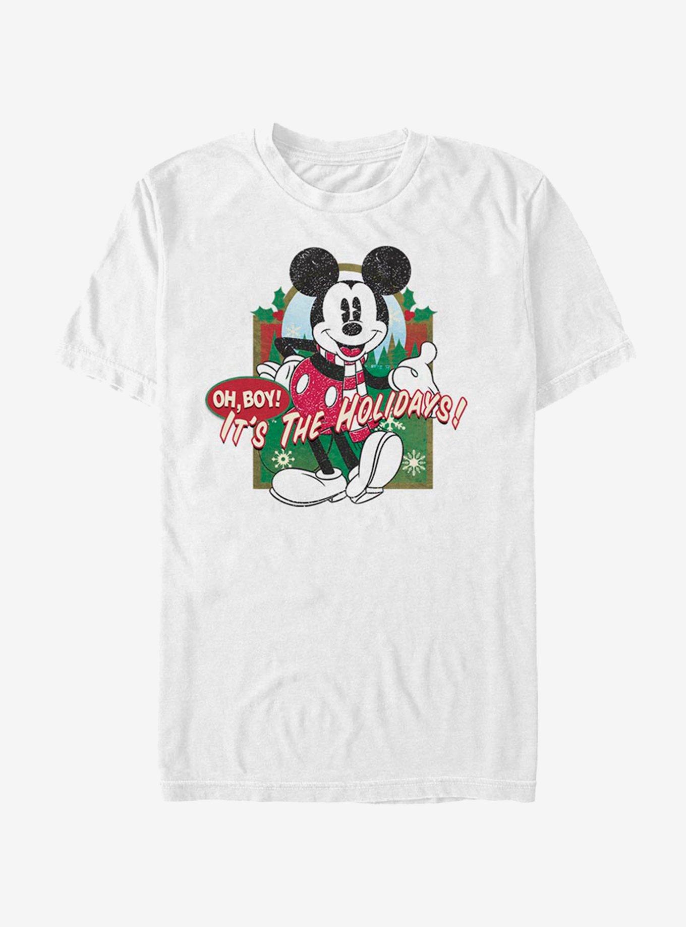 Disney Mickey Mouse Vintage Holiday Mickey T-Shirt, , hi-res