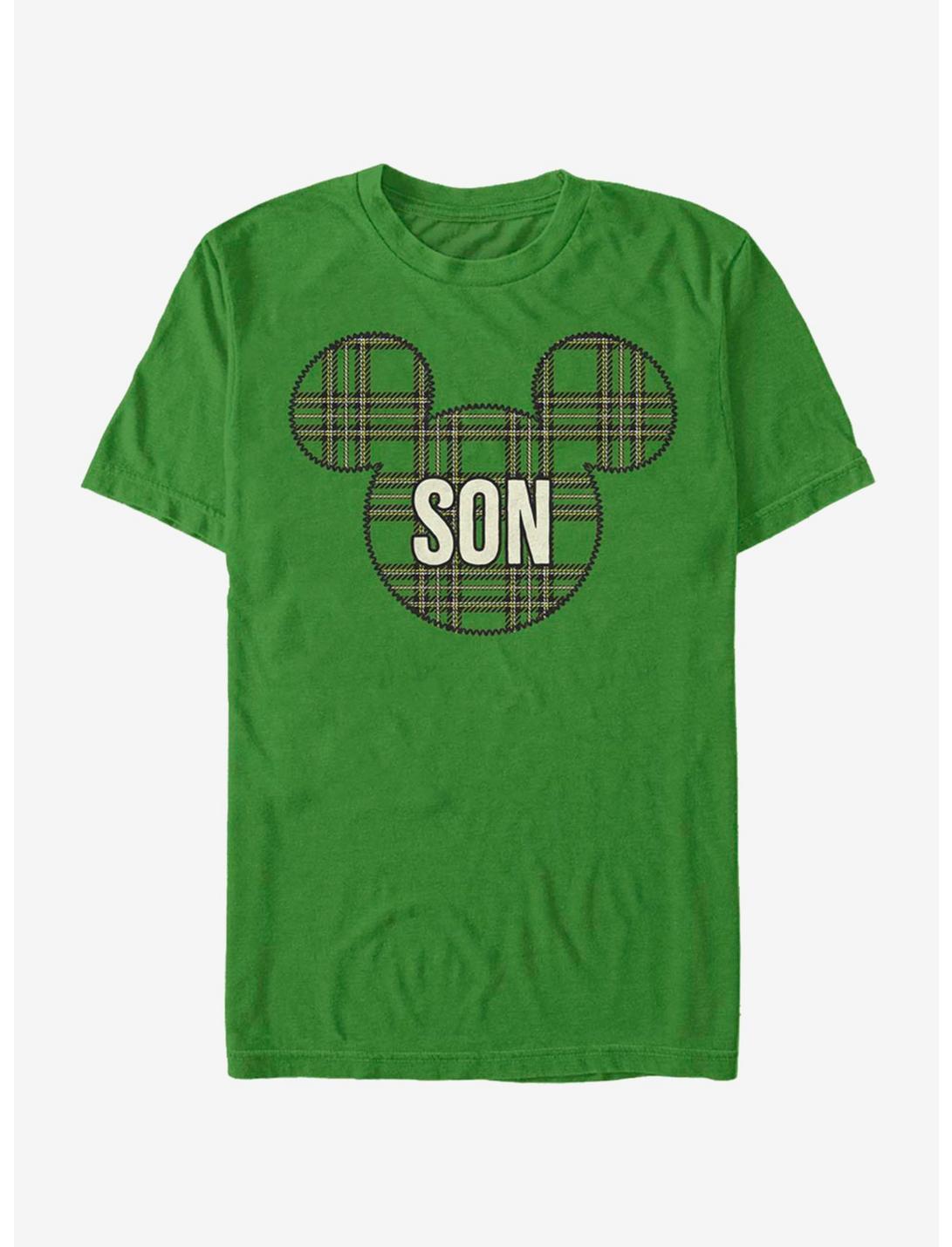Disney Mickey Mouse Son Holiday Patch T-Shirt, KELLY, hi-res