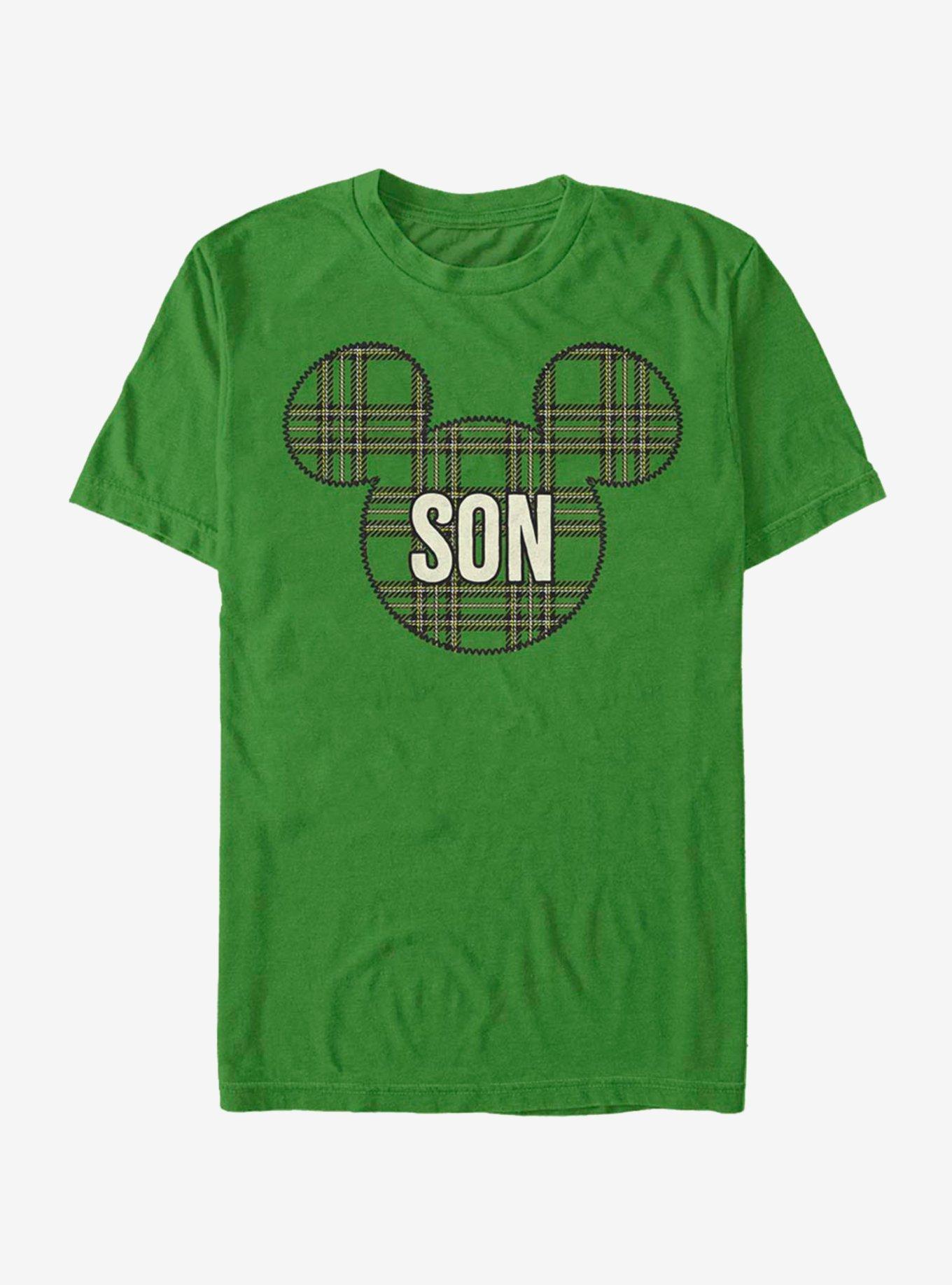 Disney Mickey Mouse Son Holiday Patch T-Shirt, KELLY, hi-res