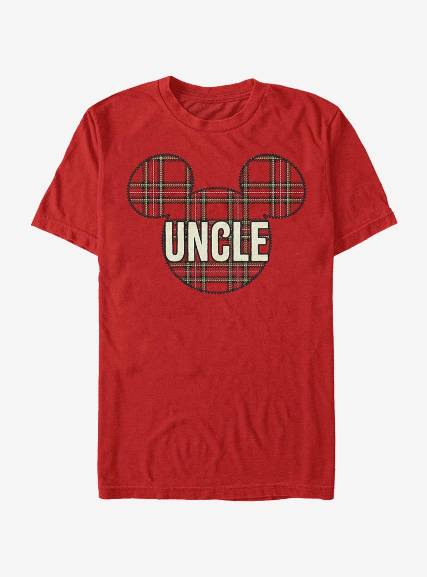 Disney Mickey Mouse Uncle Holiday Patch T-Shirt