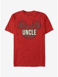 Disney Mickey Mouse Uncle Holiday Patch T-Shirt, RED, hi-res