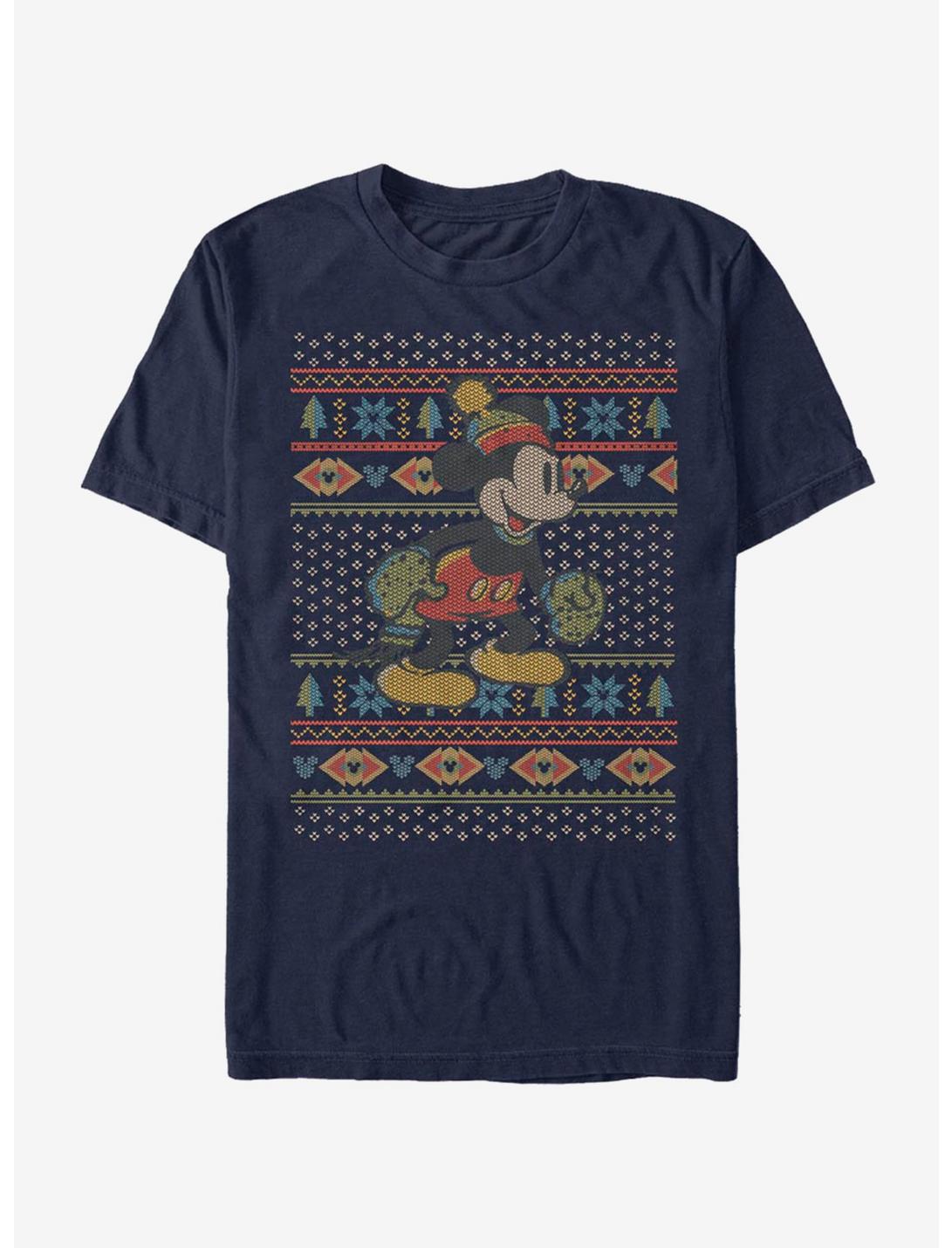 Disney Mickey Mouse Vintage Mickey Sweater T-Shirt, NAVY, hi-res
