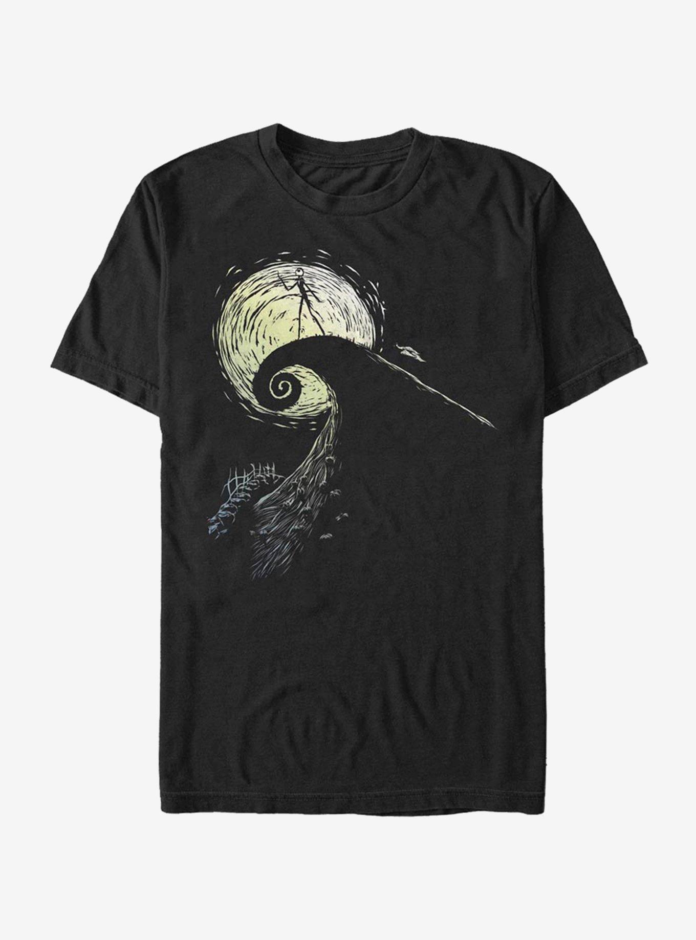 Disney The Nightmare Before Christmas Spiral Hill Jack T-Shirt, BLACK, hi-res