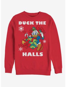 Disney Donald Duck Holiday Duck Crew Sweatshirt, , hi-res