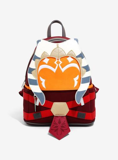 Star Wars Ashoka Tano  Backpack Lightsaber Disney Clone Wars (NWT) NWT LOUNGEFLY Grotto Treasures Clone Wars AHSOKA TANO Mini  main image 2