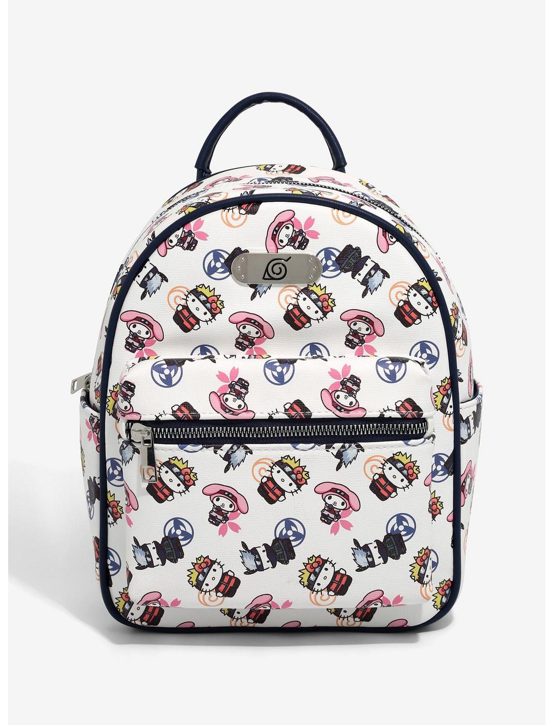 Naruto Shippuden x Hello Kitty and Friends Allover Print Mini Backpack - BoxLunch Exclusive, , hi-res