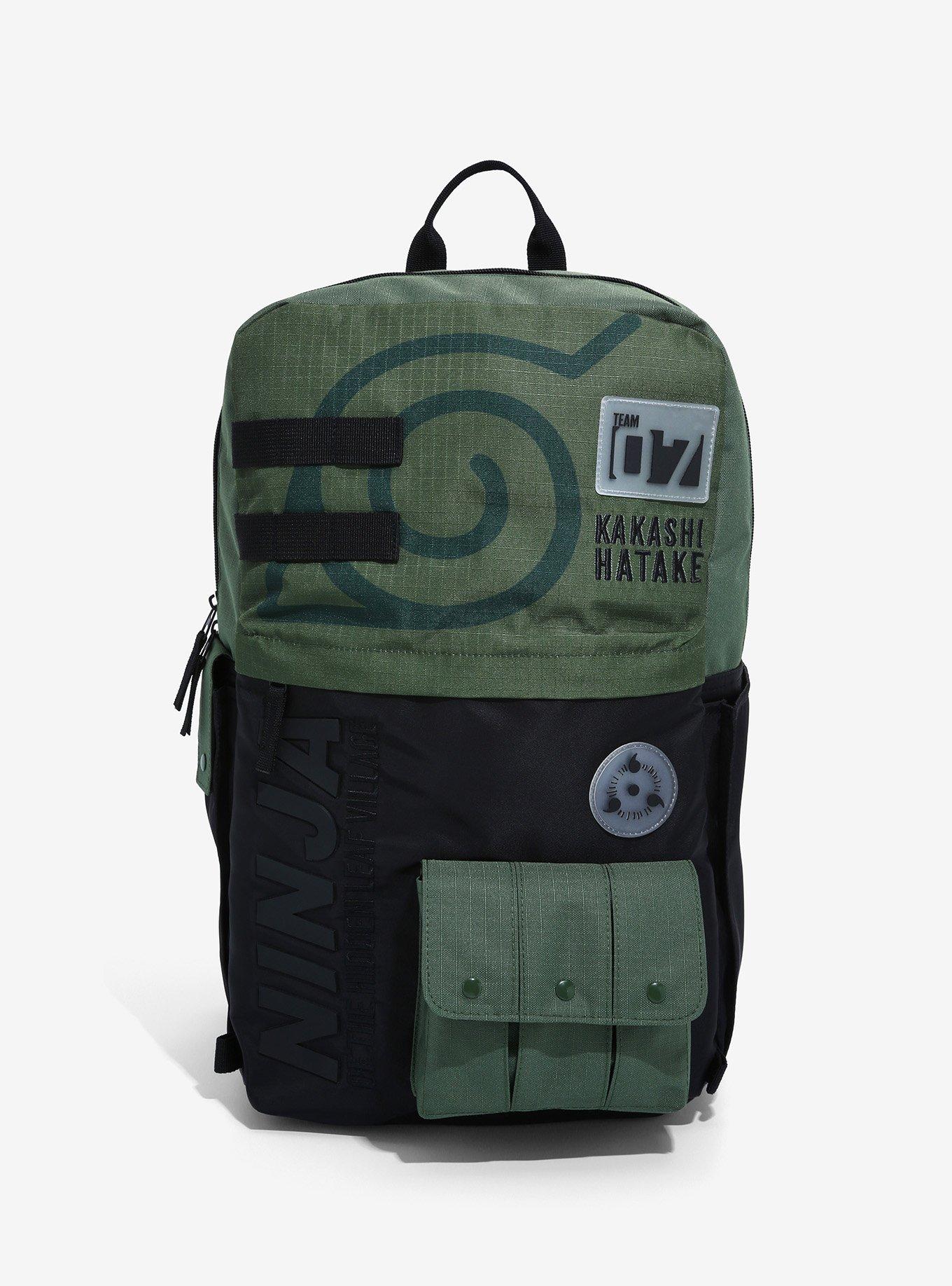 Naruto Symbols Patches Backpack 